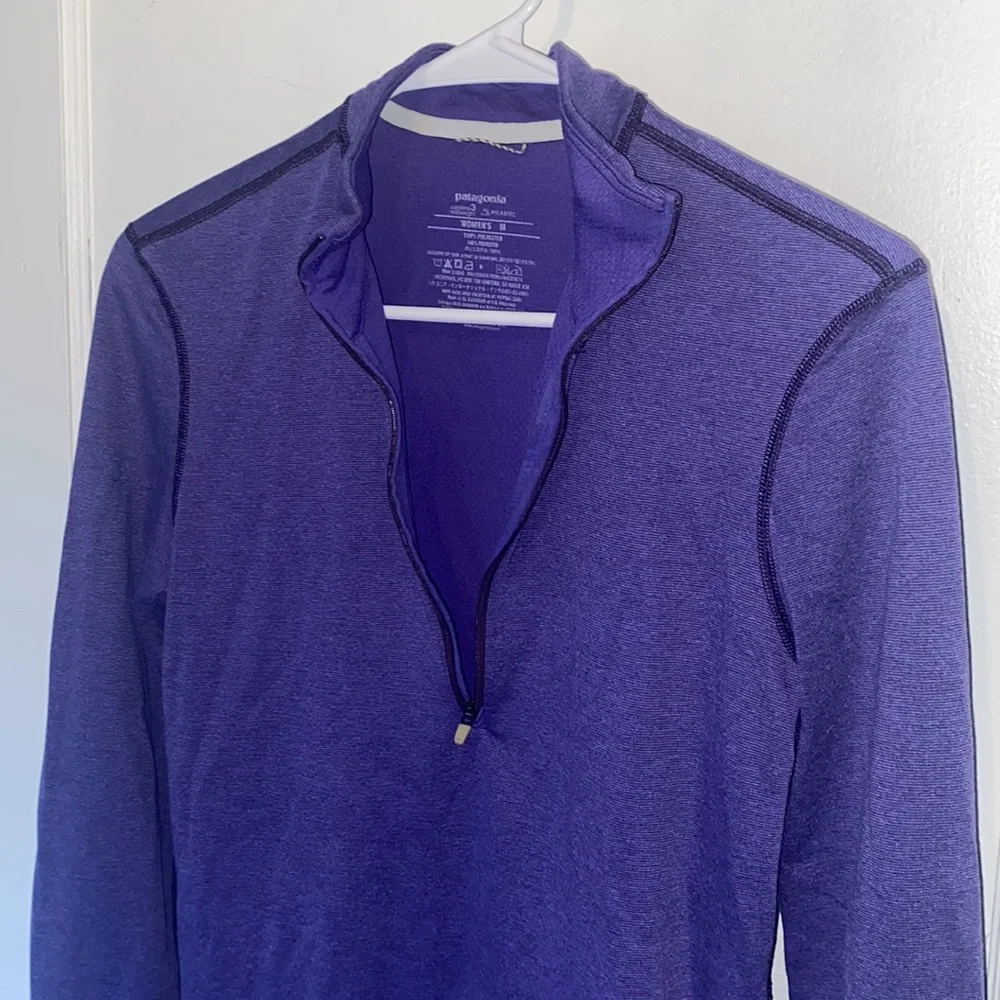 Patagonia Capilene 3 mid weight long sleeve top 1/3 zip - Picture 3 of 7